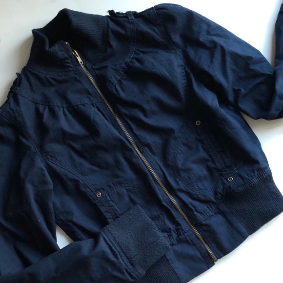 Forever 21 Jackets & Blazers - Forever 21 Navy Bomber Jacket (Women’s S)